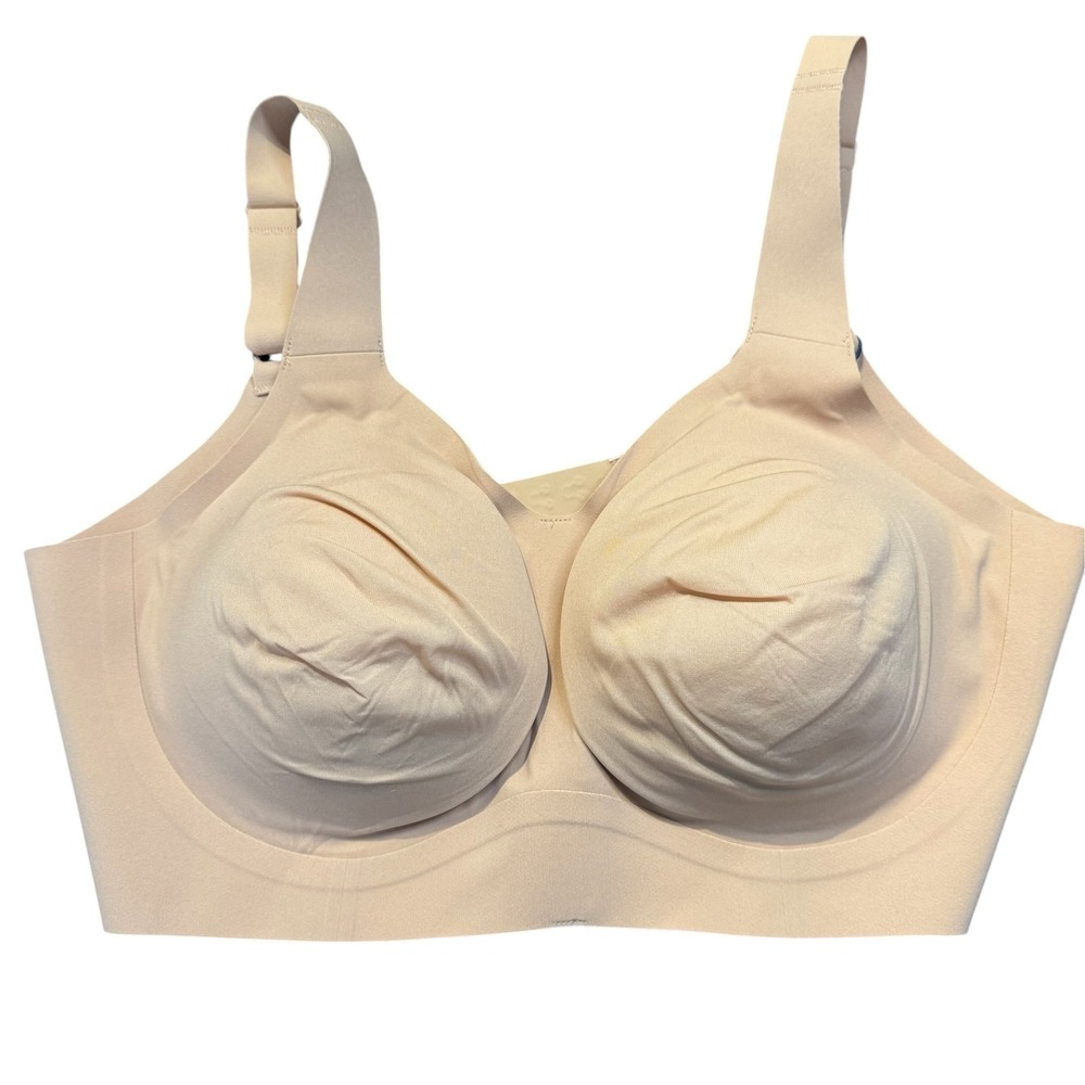 Evelyn & Bobbie Beyond Bra Womens L Himalayan Salt Wireless T-Shirt 18632224